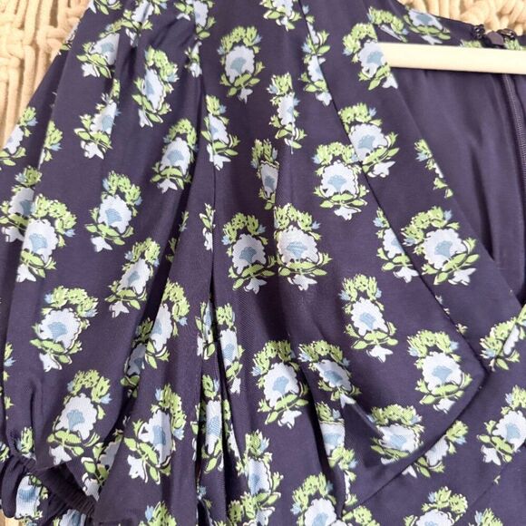 Boden Cut-Out Midi Tea Dress Women’s Size 8 (EUC) - Picture 4 of 8